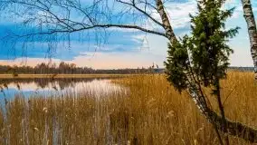 Kwietniowy deszczowy zachód słońca nad jeziorem Kruklin - zdjęcie 2