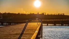 Kwietniowy zachód słońca w Mrągowie - zdjęcie 47