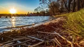 Kwietniowy zachód słońca w Mrągowie - zdjęcie 18