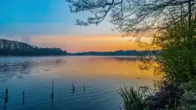 Majowy wschód słońca nad jeziorem Wojnowo - zdjęcie 6