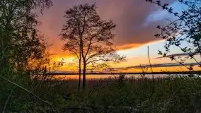 Zachód słońca nad jeziorem Święcajty, maj 2021 - zdjęcie 52