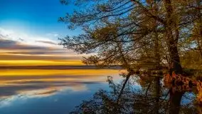 Zachód słońca nad jeziorem Jeziorowskie - zdjęcie 46