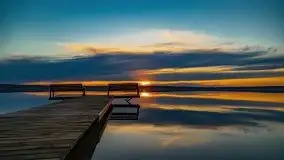 Zachód słońca nad jeziorem Jeziorowskie - zdjęcie 31