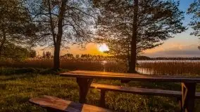 Zachód nad jeziorem Ryńskim, zatoka Mrówcza - zdjęcie 29