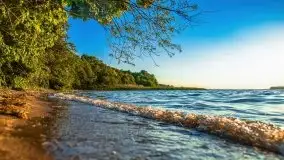 Zachód słońca nad jeziorem Dargin, Poganty - zdjęcie 31