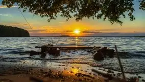 Zachód słońca nad jeziorem Dargin - zdjęcie 9