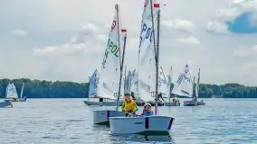 Regaty o Puchar Trzech Ryb w klasie Optimist - fotorelacja - zdjęcie 18