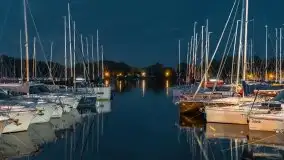 Stanica Wodna Stranda po zmierzchu, lipiec 2021 - zdjęcie 32