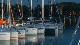 Stanica Wodna Stranda po zmierzchu, lipiec 2021 - zdjęcie 16