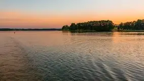 Wieczorny zachód podczas rejsu po ryńskim, czerwiec 2021 - zdjęcie 17