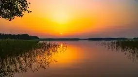 Zachód słońca nad jeziorem Kirsajty - zdjęcie 4