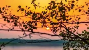 Zachód słońca nad jeziorem Kirsajty - zdjęcie 16