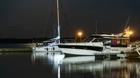 Wieczorne Giżycko, port Ekomarina - zdjęcie 2