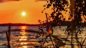 Zachód słońca nad jeziorem Dejguny, lipiec 2021 r. - zdjęcie 20