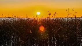 Zachód słońca w Fuledzie nad jeziorem Dobskim - zdjęcie 36