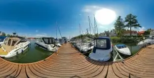 Port Cicha Zatoka, Mikołajki, sierpień 2022