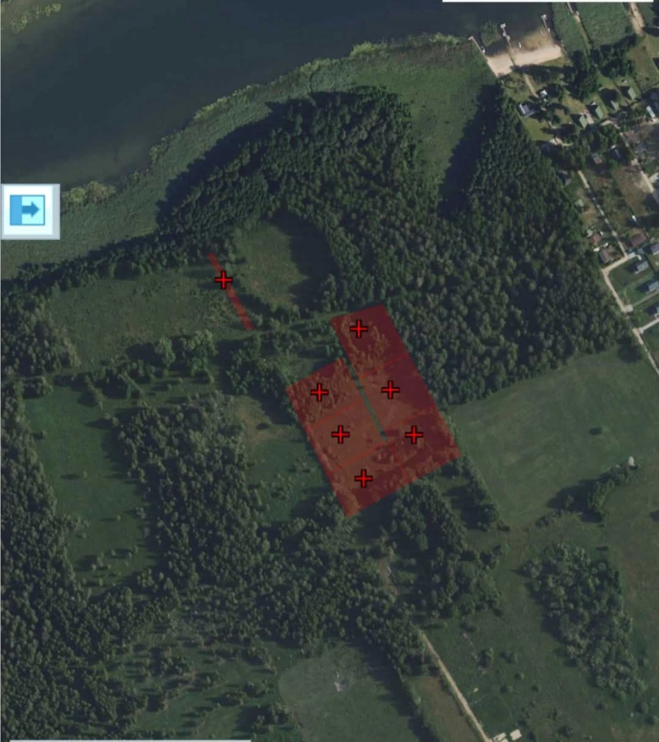 6 dużych działek rekreacyjnych 150 m od jeziora Roś