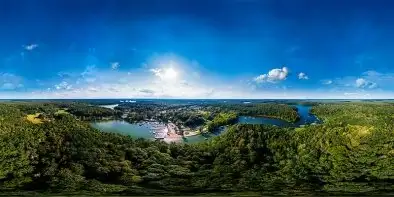 Ruciane Nida, jeziora, port U Faryja