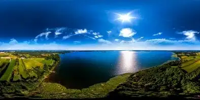 Jezioro Dargin, wschodni brzeg