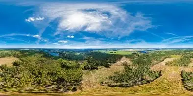 Między jeziorami Tyrkło i Buwełno