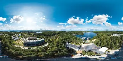 Wilkasy, miejscowość między mazurskimi jeziorami