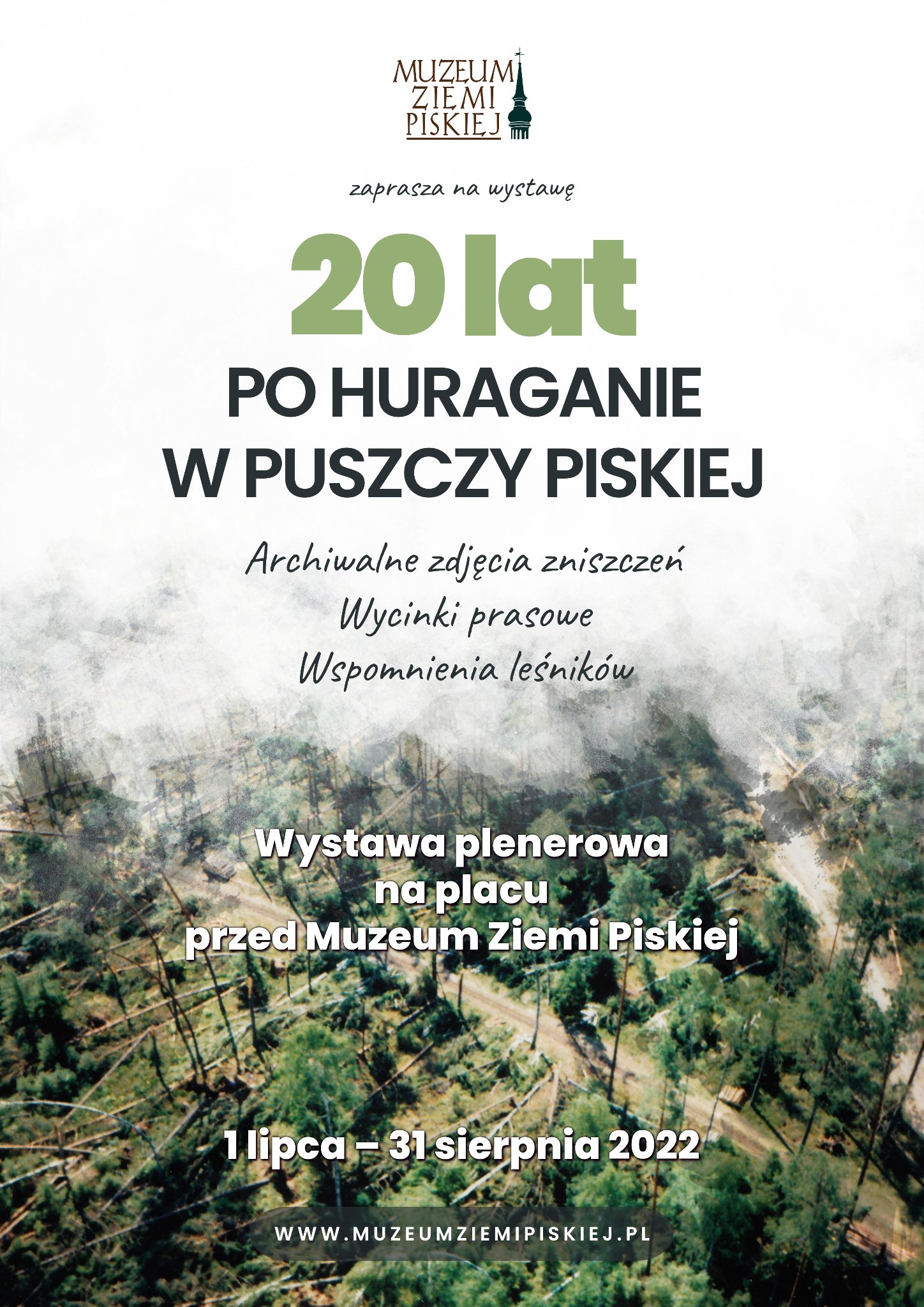 Niezwykła wystawa na Mazurach. 20 lat po huraganie w Puszczy Piskiej