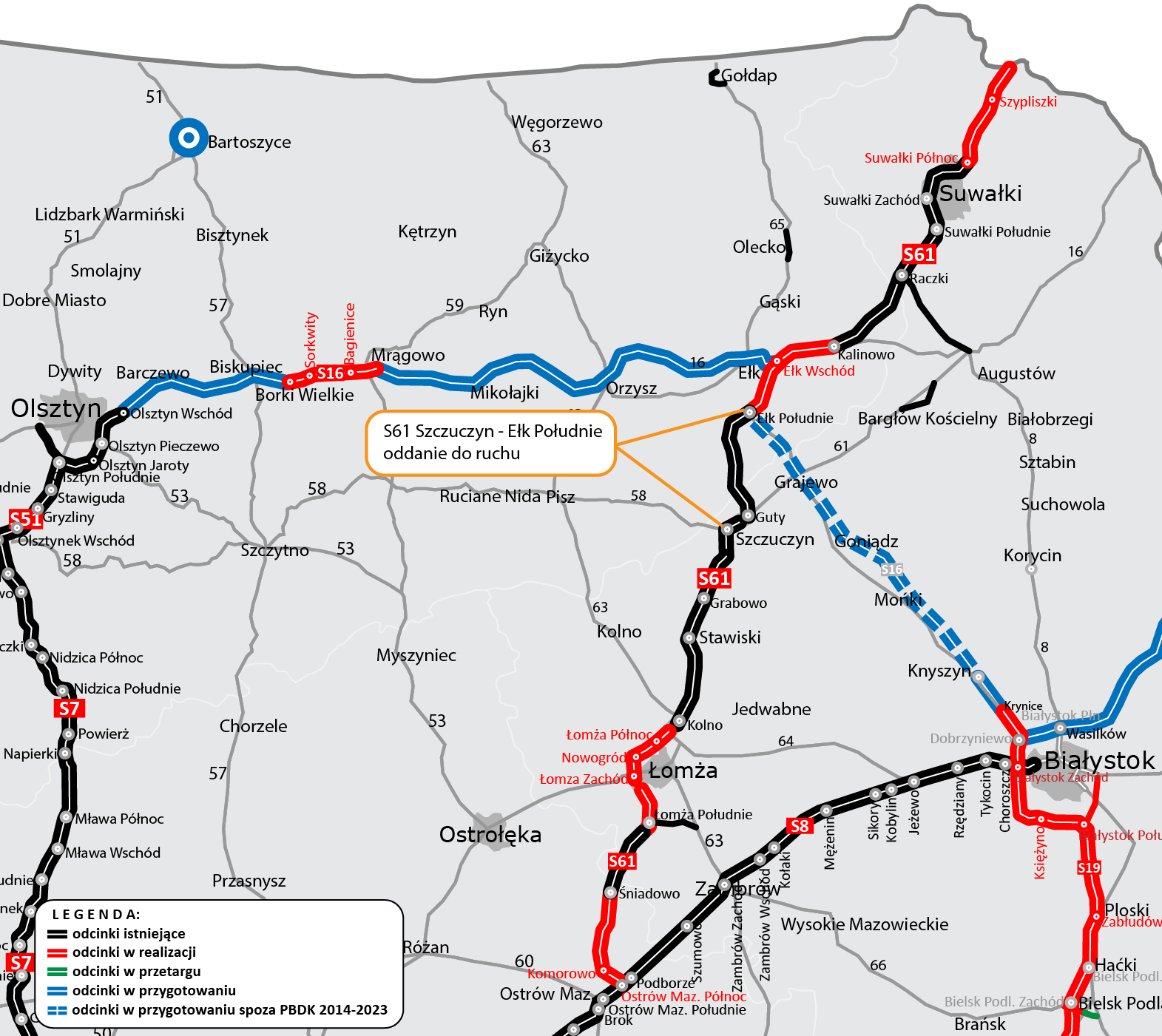 Nowy odcinek Via Baltica na Mazurach już otwarty