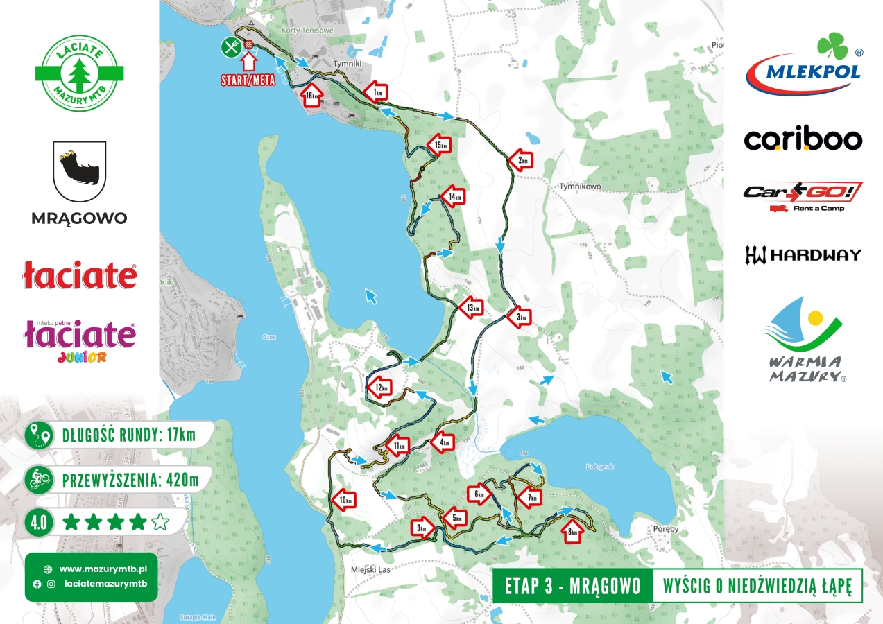 Łaciate Mazury MTB 2024 zagości w Mrągowie