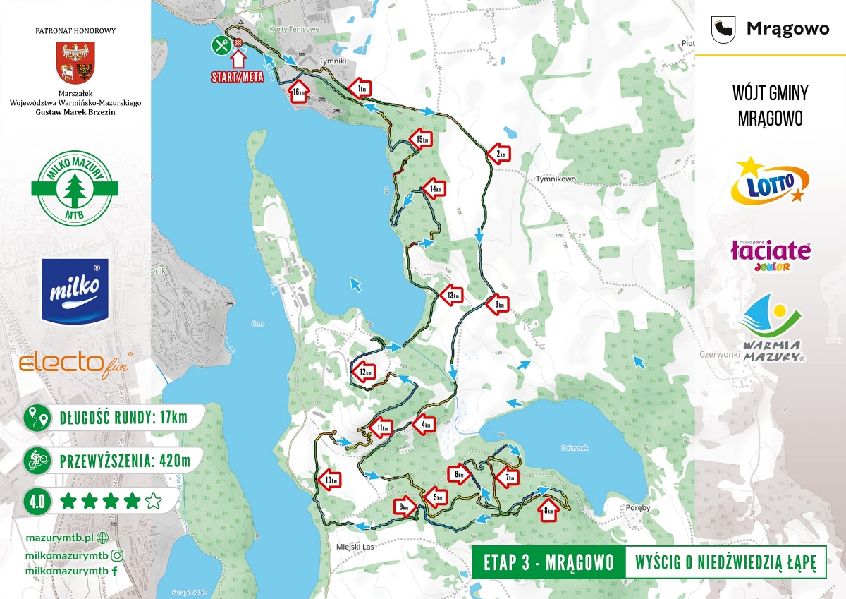 Już w niedzielę 4 etap Milko Mazury MTB w Mrągowie