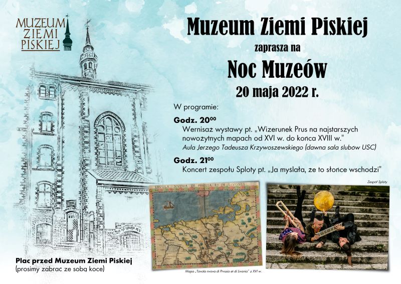 Noc Muzeów w Piszu. Zwiedzanie i koncerty