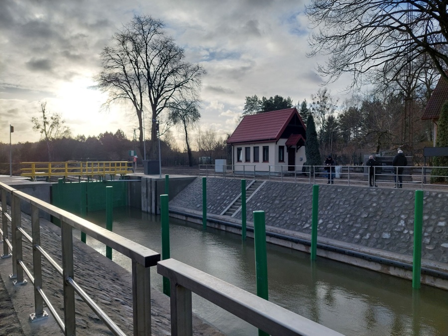 Inwestycje na Mazurach. Zakończył się remont stopnia wodnego w Karwiku